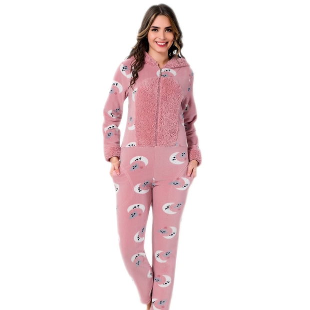 Ay Desenli Tulum Pijama - 2